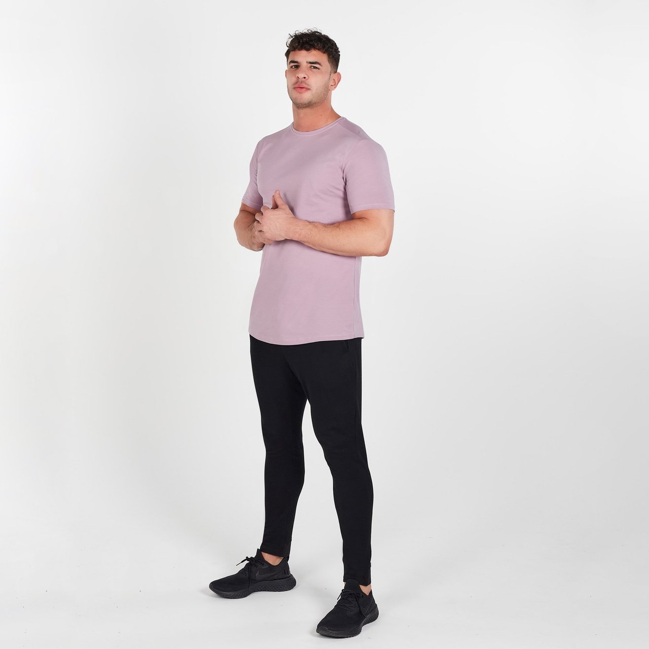 High Quality Custom 100% Cotton Slim Hipster Hip Hop Fit T-Shirts Long Line Men T Shirt Blank Longline T Shirts With Curved Hem