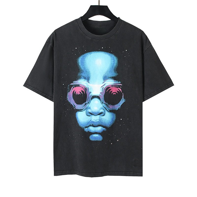Wholesale High Quality 100% Cotton 230G Print Enzyme Wash drop Shoulder Heavyweight Hiphop Oversized Custom Unisex Men's Tshirts