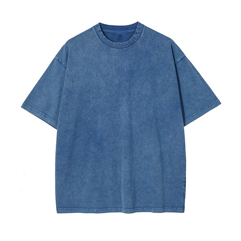 summer oversized tshirt wholesale men's clothing manufacturers custom snow washed men's t shirt