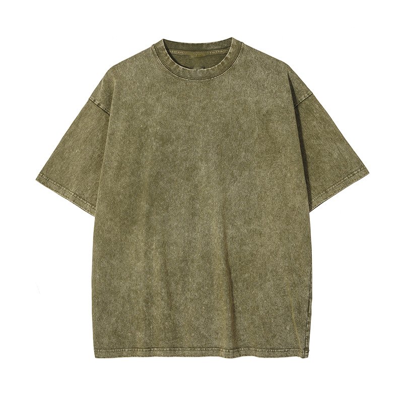 summer oversized tshirt wholesale men's clothing manufacturers custom snow washed men's t shirt