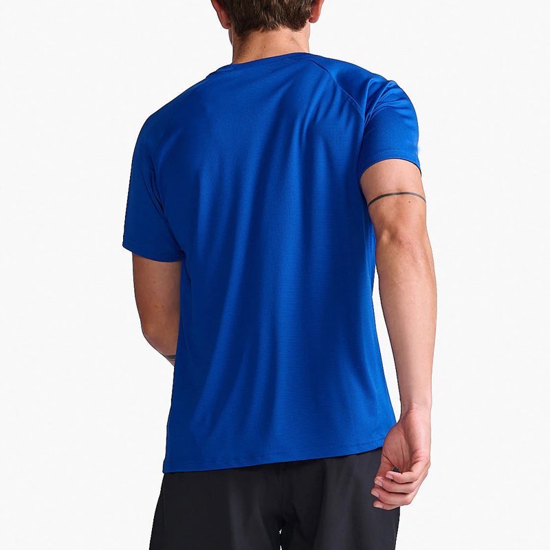 Factory Custom Logo Breathable Polyester Spandex Blank Fitness Gym T Shirts For Men