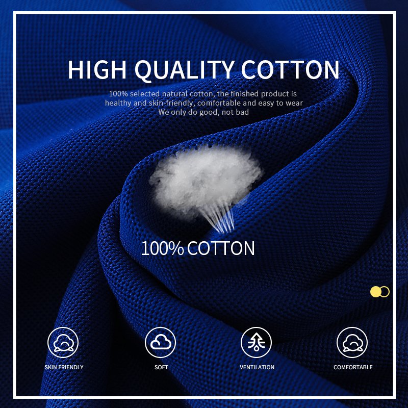 Custom Polo t-Shirts Unisex Plain 100% Cotton Wholesale Short Sleeve t-Shirts Men's Polo Shirt Blank