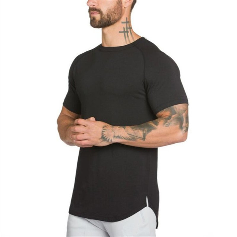 Casual Solid Mens Casual Shirts Gym T Shirt Men S Top T Shirt 2021 New Fashionable Blank Sport Cotton Printed DOT Pattern
