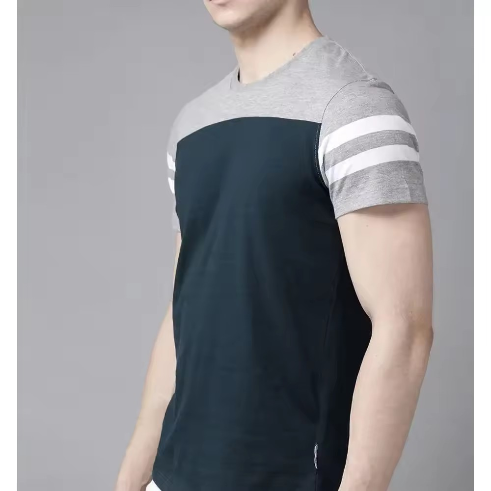 Regular Fit Round-neck T-shirt Custom Design Good Quality Causal Wears T-Shirts 2024 Customized Men T-Shirts