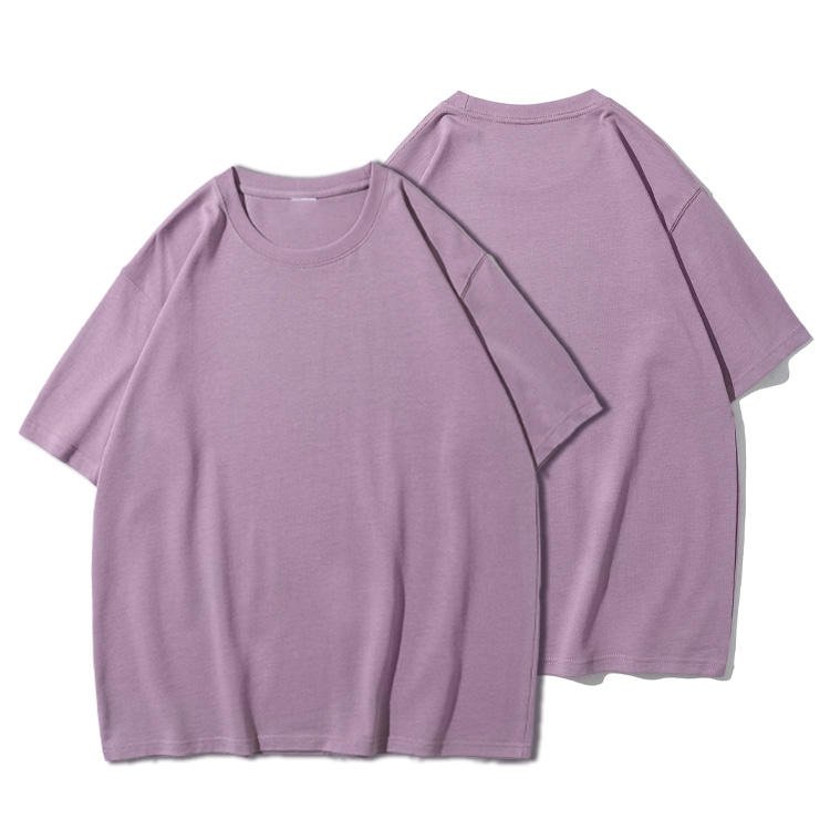 Factory Price Screen Print Unisex Plain Oversize Drop Shoulder Tee 100% Cotton Plain Heavyweight Custom T-Shirts Men's T-Shirt