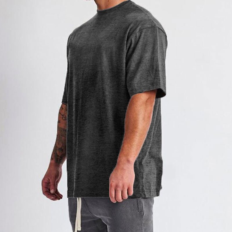 Men's T-Shirt Cotton Menswear Outdoor Sports Soft Summer Shirt Stylish Short Sleeve T Shirt For Men Casual Fitness Streetwear