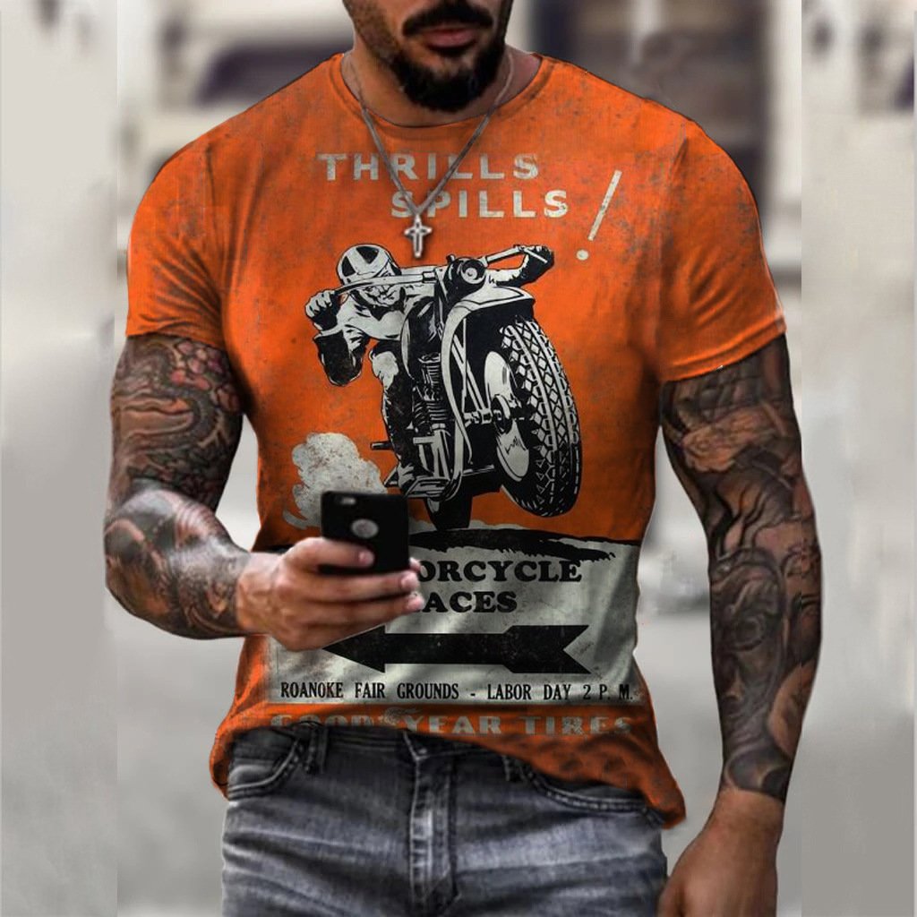 Body Fit Men's Shirts Print Short Sleeve Classic Adult Outfit Clothing Shirt Male Clothes Mens Tshirt With Logo Custom Print