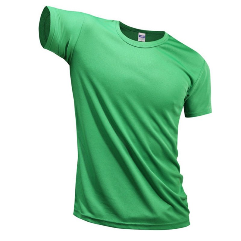 Wholesale plain men's t shirt polyester tee quick dry fit tshirts custom sublimation printing logo unisex gym sports men t shirt