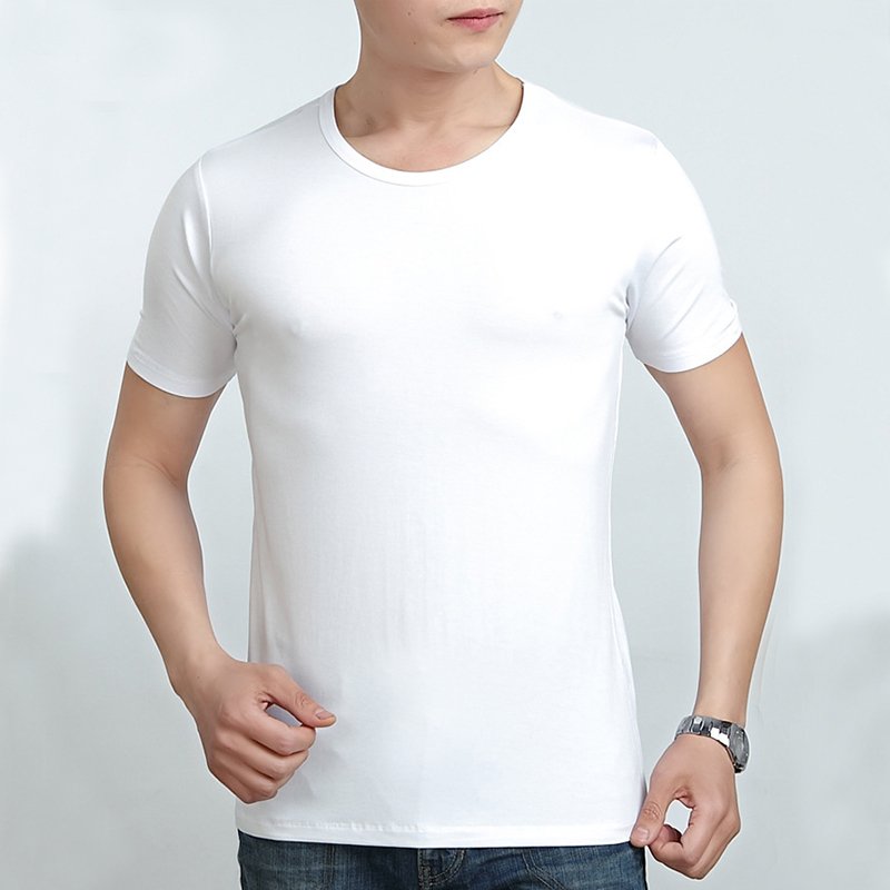 Low MOQ 100% Cotton Sublimation Polyester Soft Fabric Custom Logo Blank Plain Women's T Shirts Men's T-shirts Plus Size T Shirts