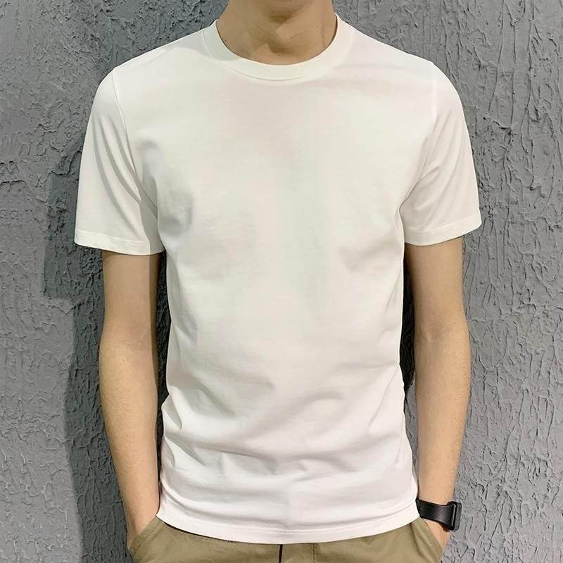 Men's t/shirts basic cotton t-shirt for men white plain t shirt t-shirt for men clothes