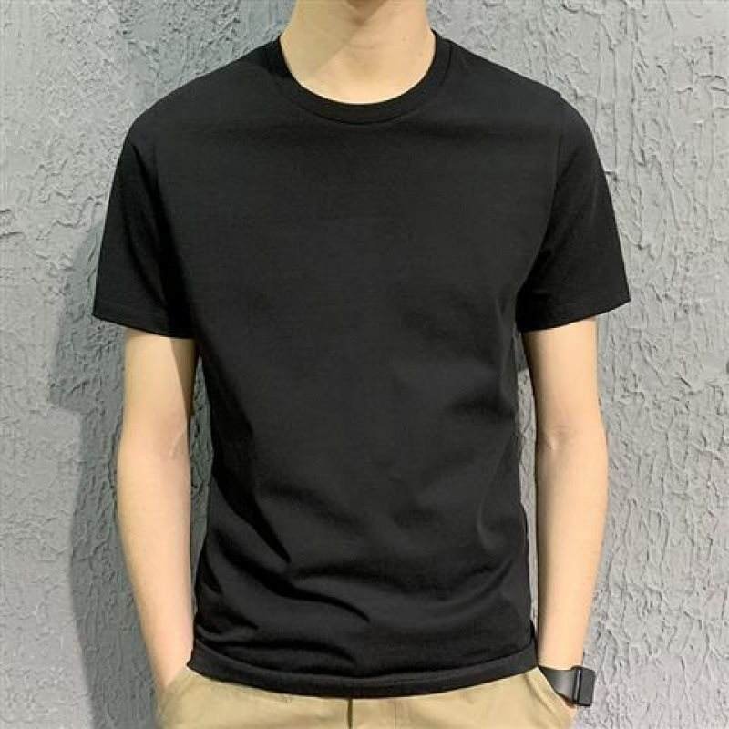 Men's t/shirts basic cotton t-shirt for men white plain t shirt t-shirt for men clothes