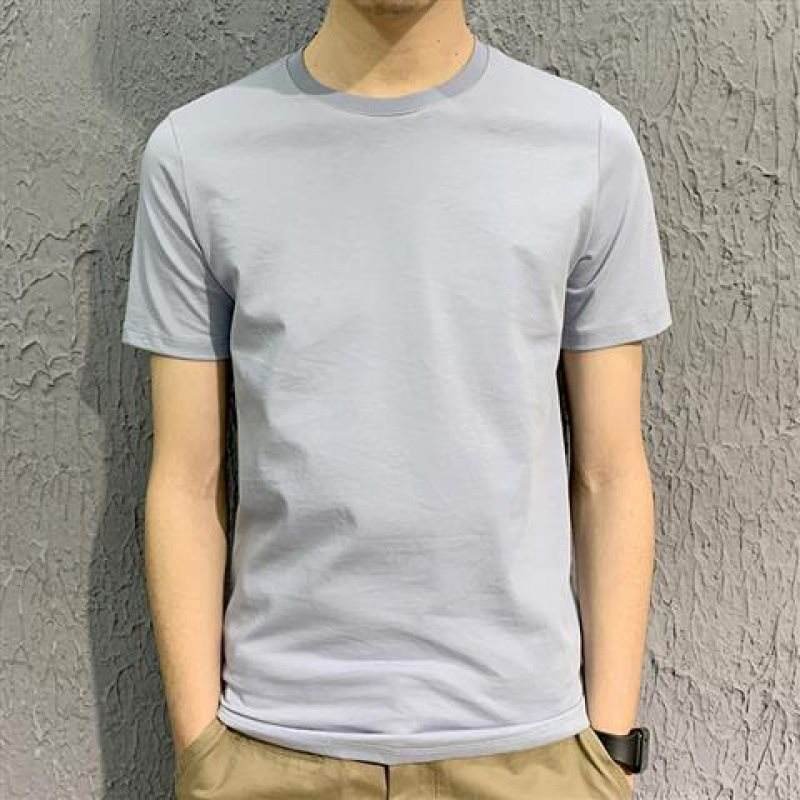 Men's t/shirts basic cotton t-shirt for men white plain t shirt t-shirt for men clothes
