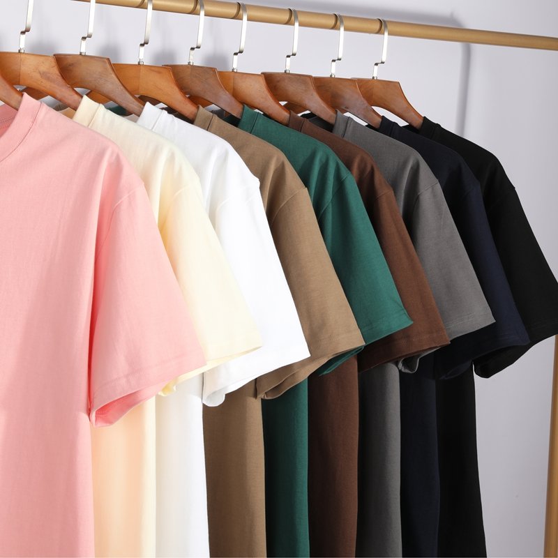 Wholesale 300gsm 100% Cotton Shortsleeve Oversized Tshirt High Quality Plus Sizes Men's T-shirts Custom Logo