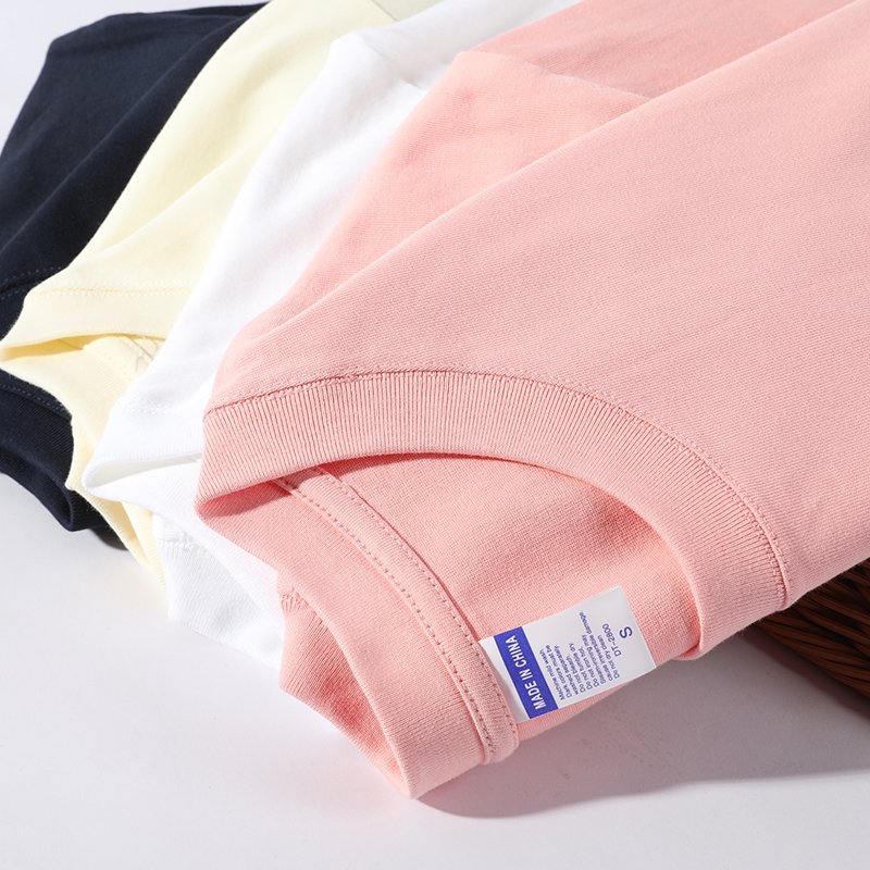 Wholesale 300gsm 100% Cotton Shortsleeve Oversized Tshirt High Quality Plus Sizes Men's T-shirts Custom Logo