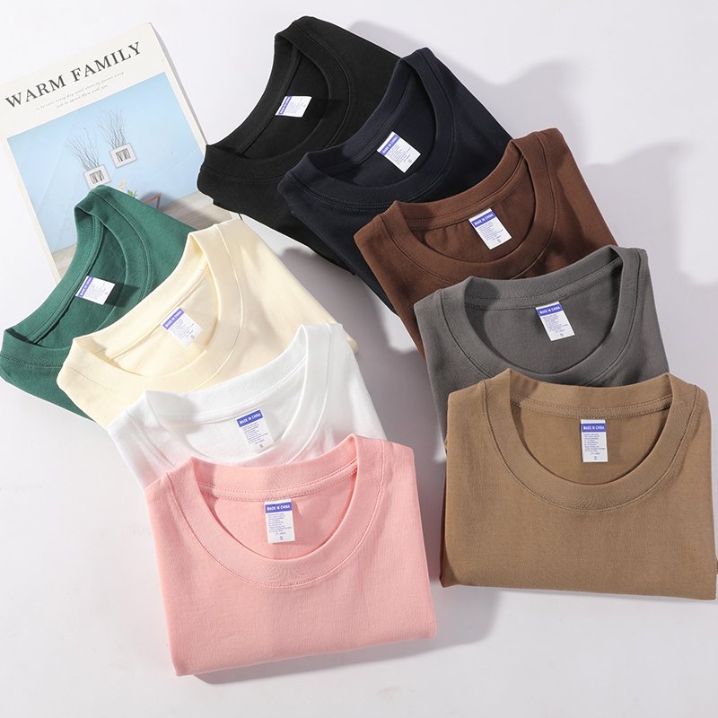 Wholesale Heavyweight Oversized Tshirt High Quality 100% Cotton Blank T-shirts Printing Custom Men's T Shirt