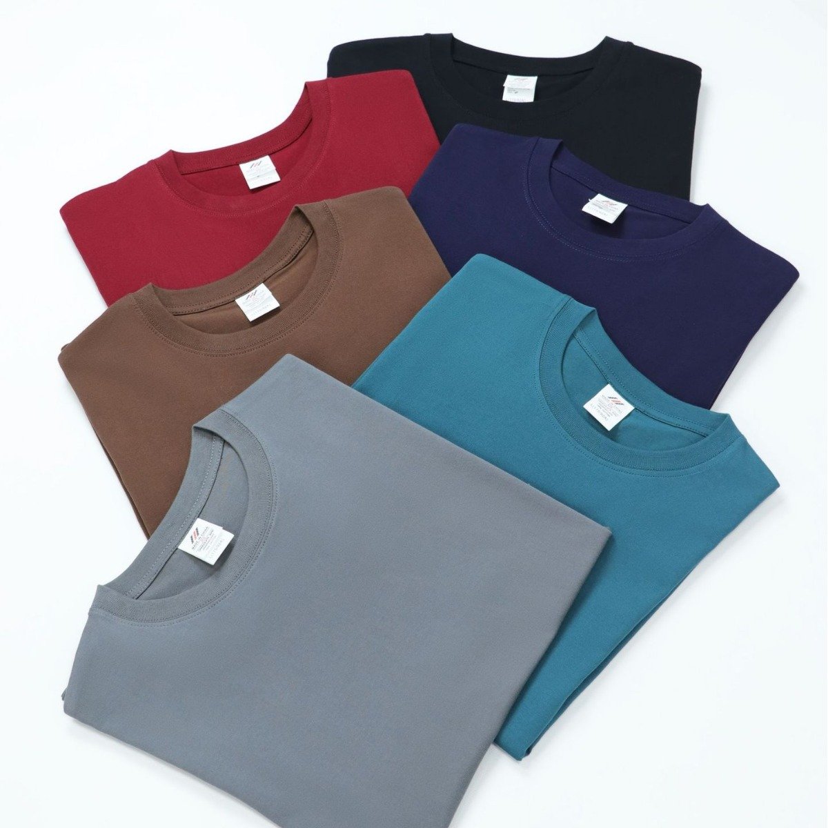 Men's T-Shirts Women's T-shirt Cotton short sleeved T-shirt Men's loose fitting base shirt