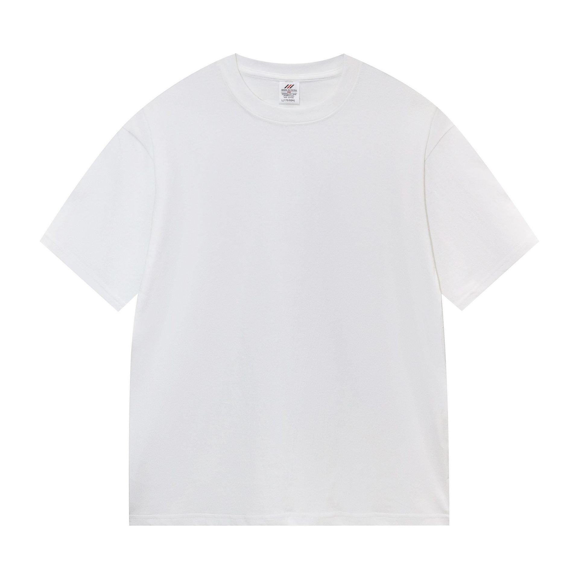 Men's T-Shirts Women's T-shirt Cotton short sleeved T-shirt Men's loose fitting base shirt