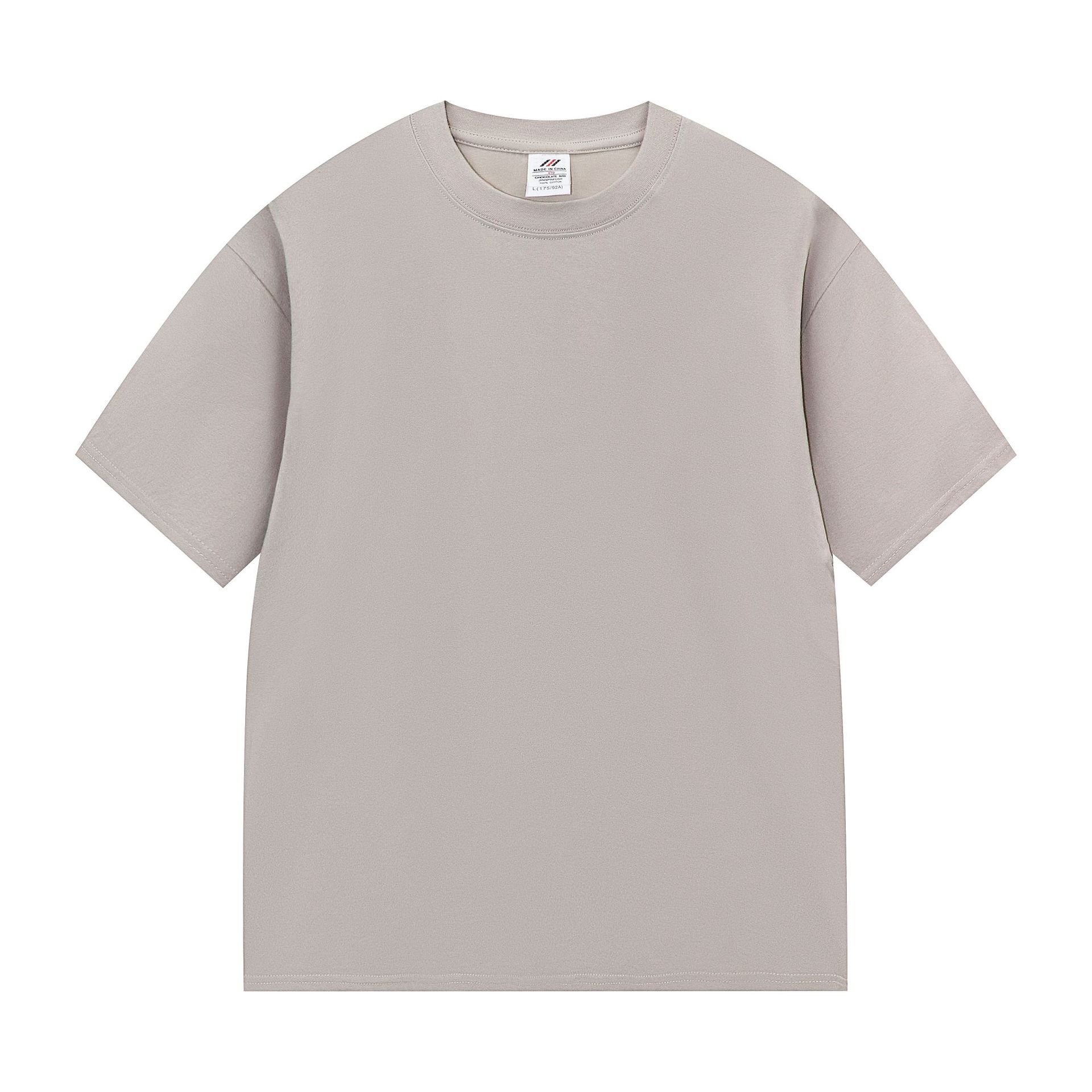 Men's T-Shirts Women's T-shirt Cotton short sleeved T-shirt Men's loose fitting base shirt