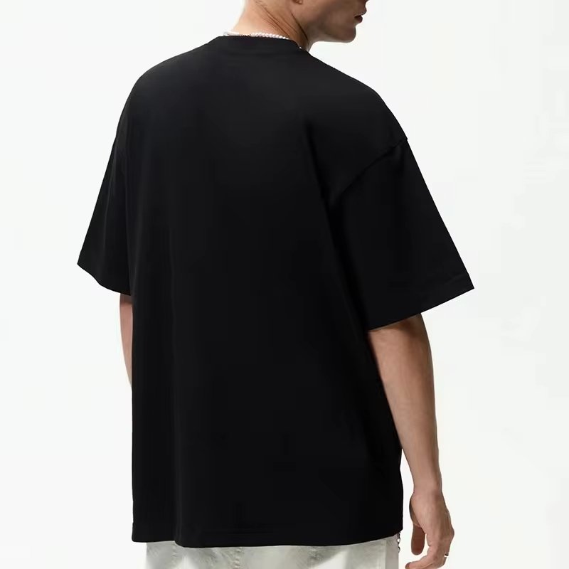 High Quality 100% Cotton Oversized Heavy Tshirt Custom Printing Heavyweight T shirt Plain Blank Men's T-shirt For Unisex