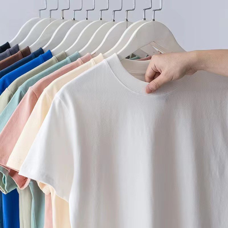 Blank Drop Shoulder T-Shirts For Men 100% Cotton Heavyweight Acid Wash Custom Logo Shirts Plus Size Oversized Men's t-Shirts