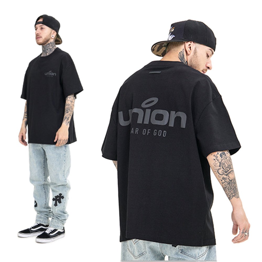 Premium cotton custom glowing tshirts luminous vinyl printing logo reflective tshirts glowing in dark plus size men's t-shirts