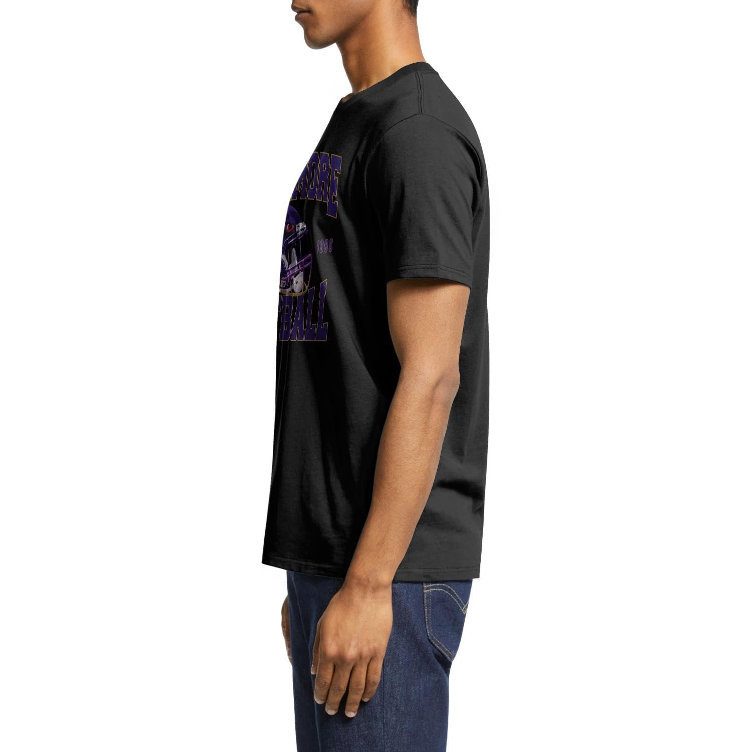 Hot Selling High Quality Fashion Short Sleeved Baltimore Football Shirt for Man Breathable Quick Dry Men's T Shirt Sport For Man