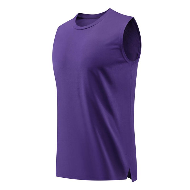 Men's Running Tank Top with Custom Logo 100% Polyester Basketball Sports Sleeveless T-shirts Gym Tank Tops