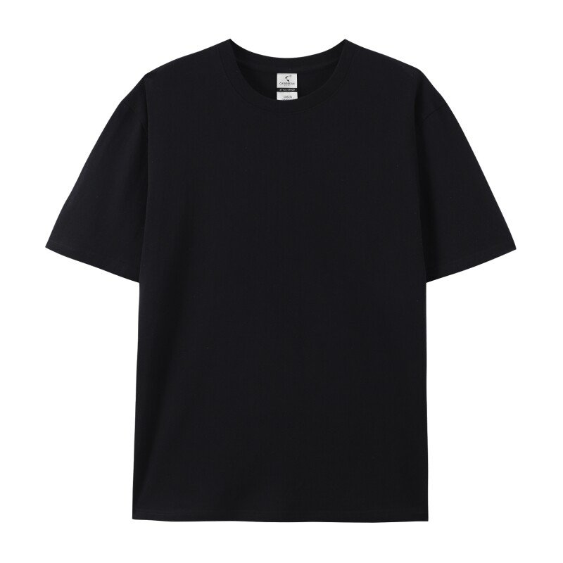 Wholesale high quality EU plus size 220gsm 100% cotton custom printed logo blank short sleeve unisex women's men's t-shirt