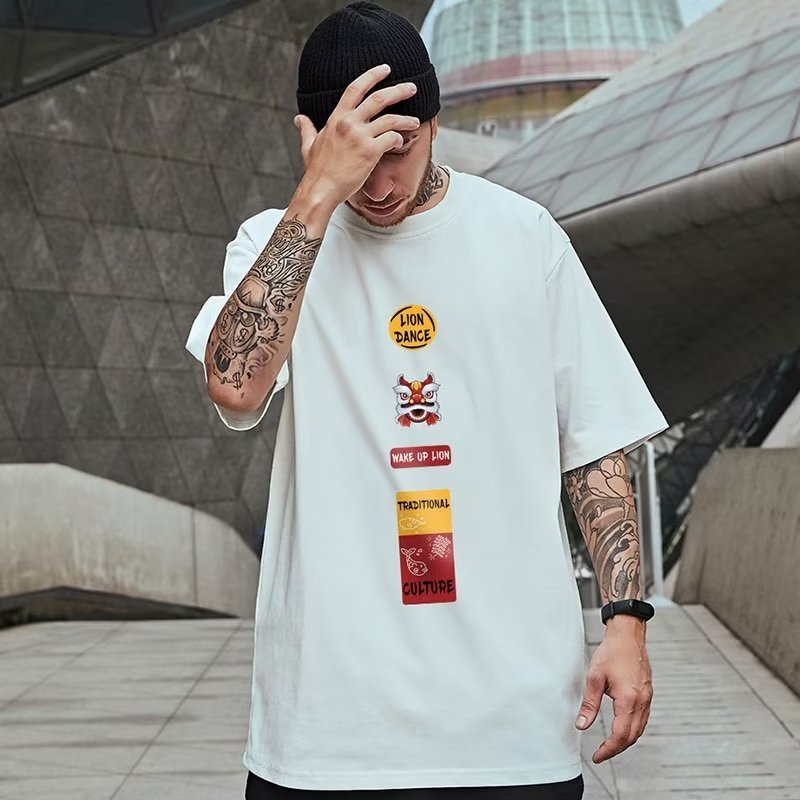 Men's T-Shirts Quality 100% Cotton Tee Shirts Street Wear Clothing Short Sleeve T Shirt for Men