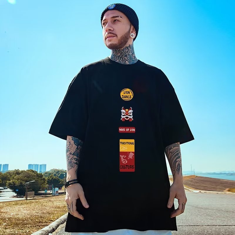 Men's T-Shirts Quality 100% Cotton Tee Shirts Street Wear Clothing Short Sleeve T Shirt for Men