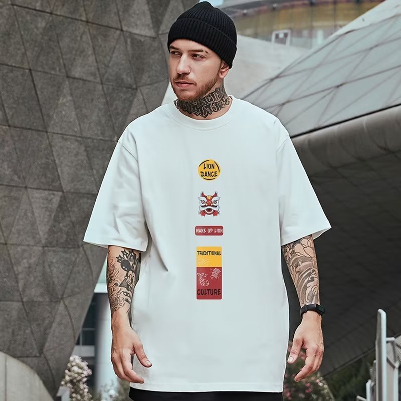 Men's T-Shirts Quality 100% Cotton Tee Shirts Street Wear Clothing Short Sleeve T Shirt for Men