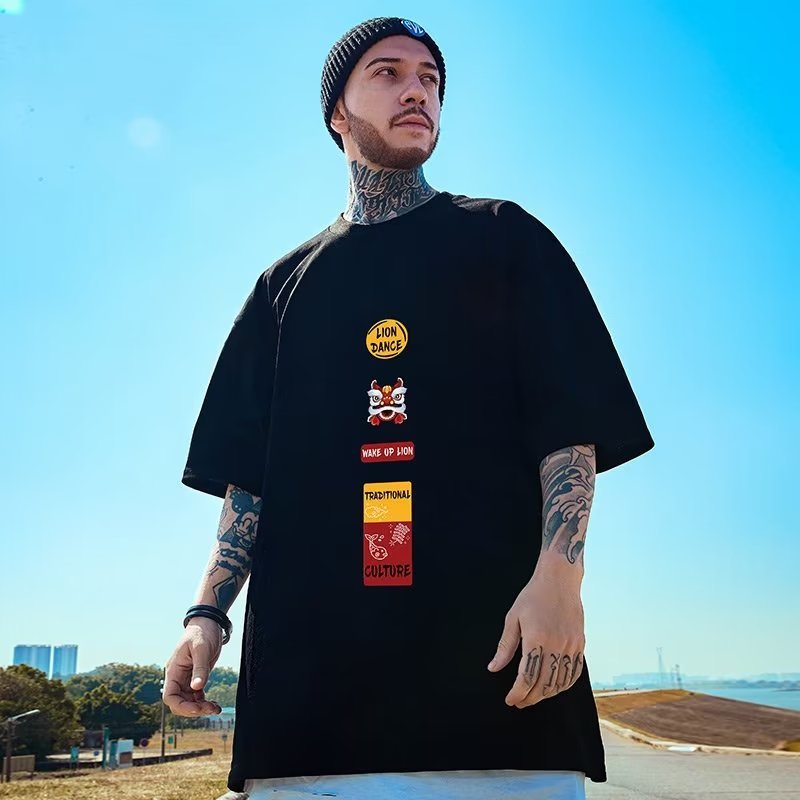 Men's T-Shirts Quality 100% Cotton Tee Shirts Street Wear Clothing Short Sleeve T Shirt for Men