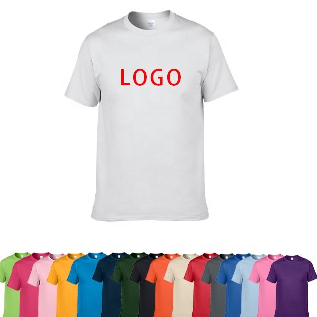 High Quality 100% Cotton Men's White T Shirt New Custom Screen Printing T-Shirt Custom Printing Your Own Brand T Shirt Logo Best