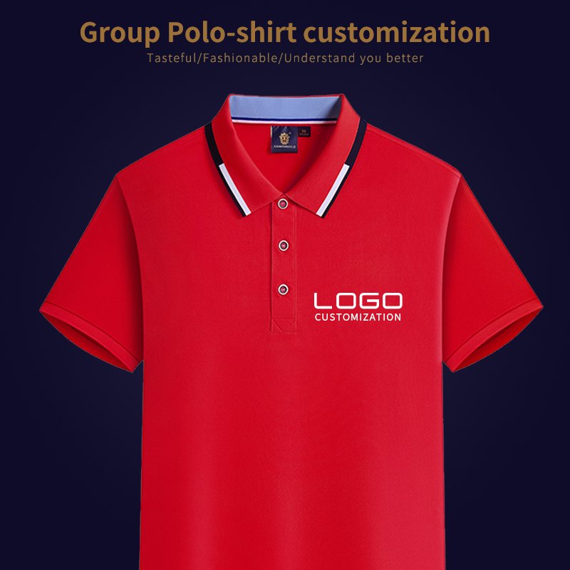 2021 Custom embroidery Logo Mens Polo Shirt Short Sleeve Cotton Polyester Printing Blank Polo Shirt For Man