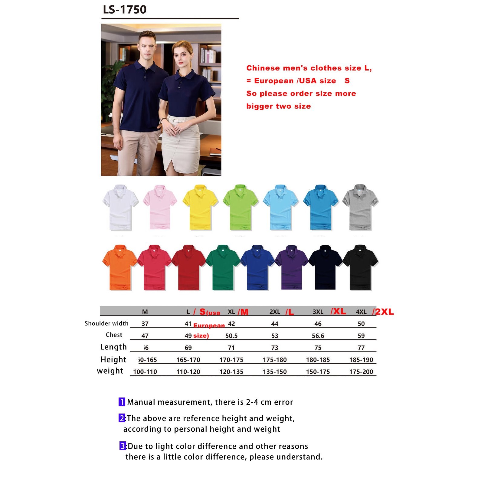 Custom Men's T-Shirts Polos Short Sleeve Advertisement Promotion Cotton Men's Golf Casual Polo Shirts For Men Embroidery Logo