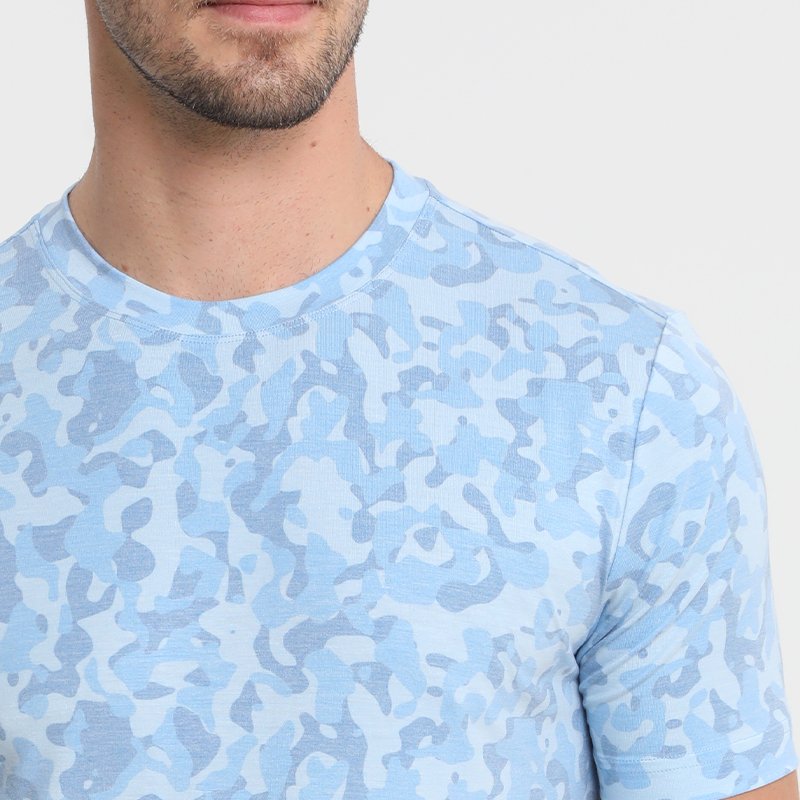 New Arrival Bamboo Fiber High quality plus size double layer plain oversized street wear Screen printing men's t shirts