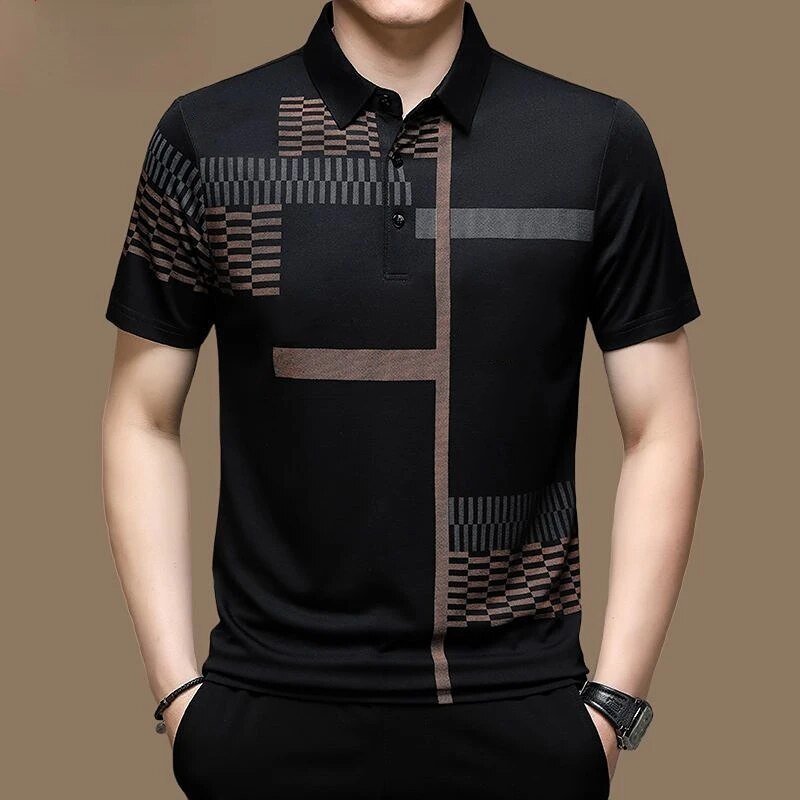 Hot print short sleeve men's T-shirt Fashion summer loose men's clothing custom wholesale T-shirt shirt manufacturer