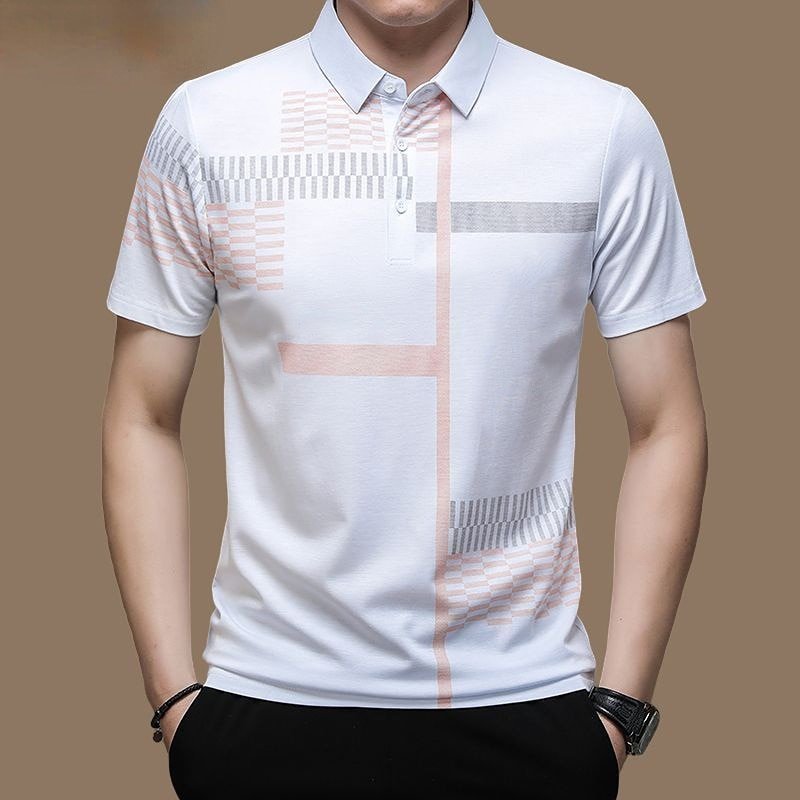 Hot print short sleeve men's T-shirt Fashion summer loose men's clothing custom wholesale T-shirt shirt manufacturer