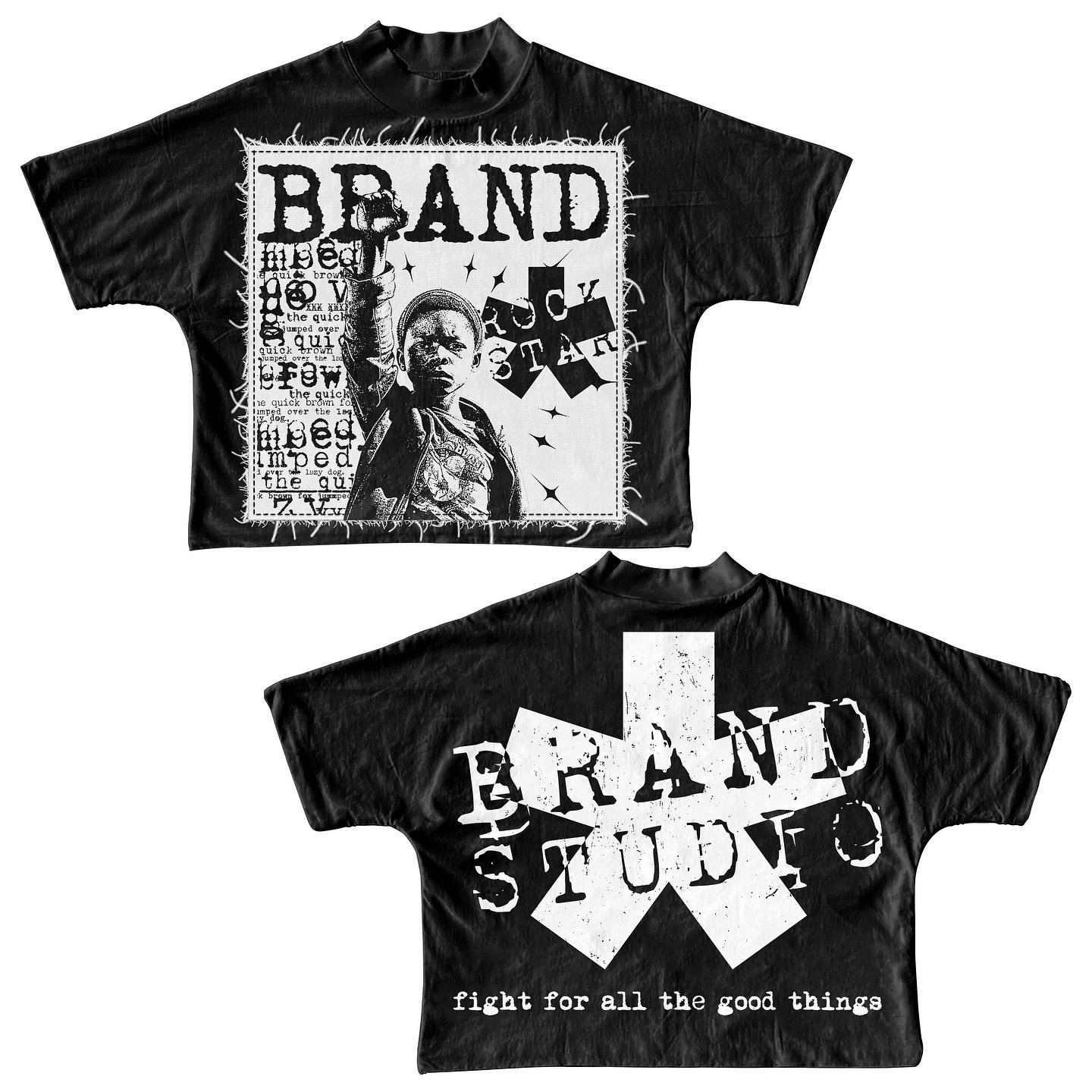 Custom Manufacturer Men's Vintage Heavy 300 GSM Cropped T-Shirt Oversized Drop Shoulder Distressed Boxy Whittock's Vintage