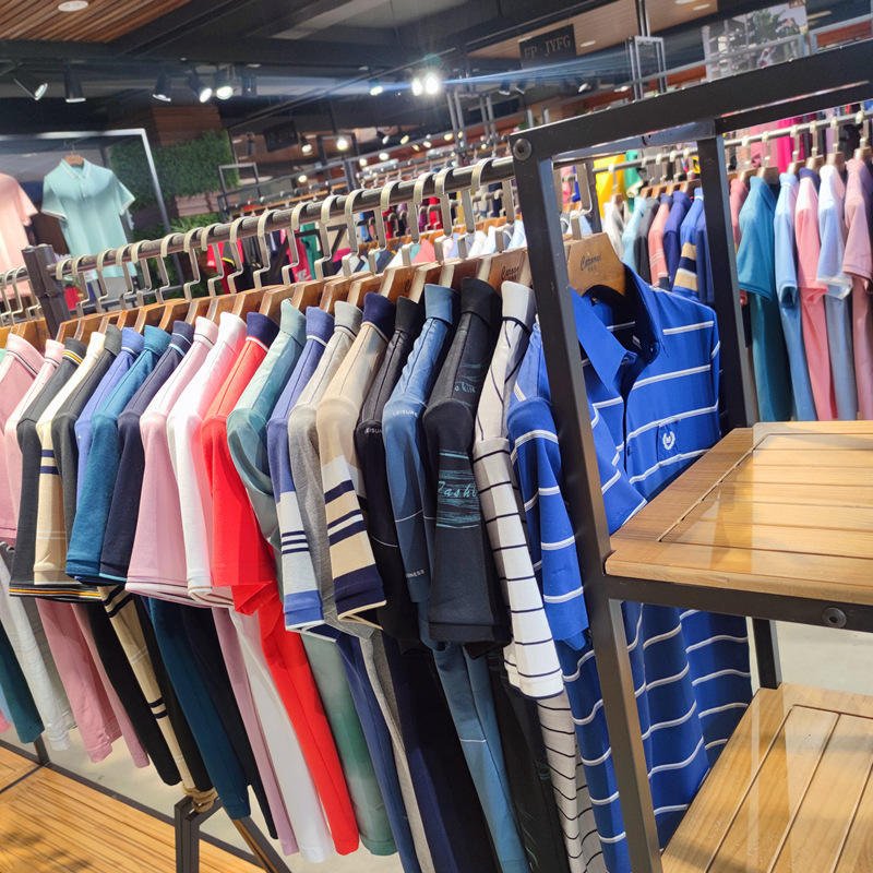 Wholesale of European and American new high-quality top panels men's polo stock shirt plus size men's t-shirts