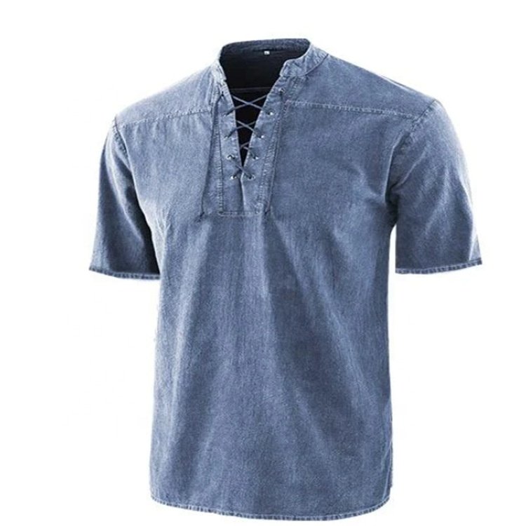 ST010 Wholesale High Quality Vintage Men's T-shirt Cotton Casual Short Sleeve Oversized Vintage T Shirt