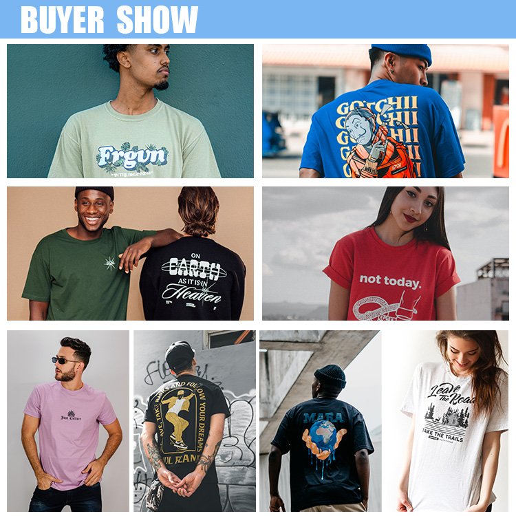 Wholesale Men Tshirt Cotton Summer Blank Plain T-shirt High Quality Custom Logo Printing Plus Size Men's T-Shirts