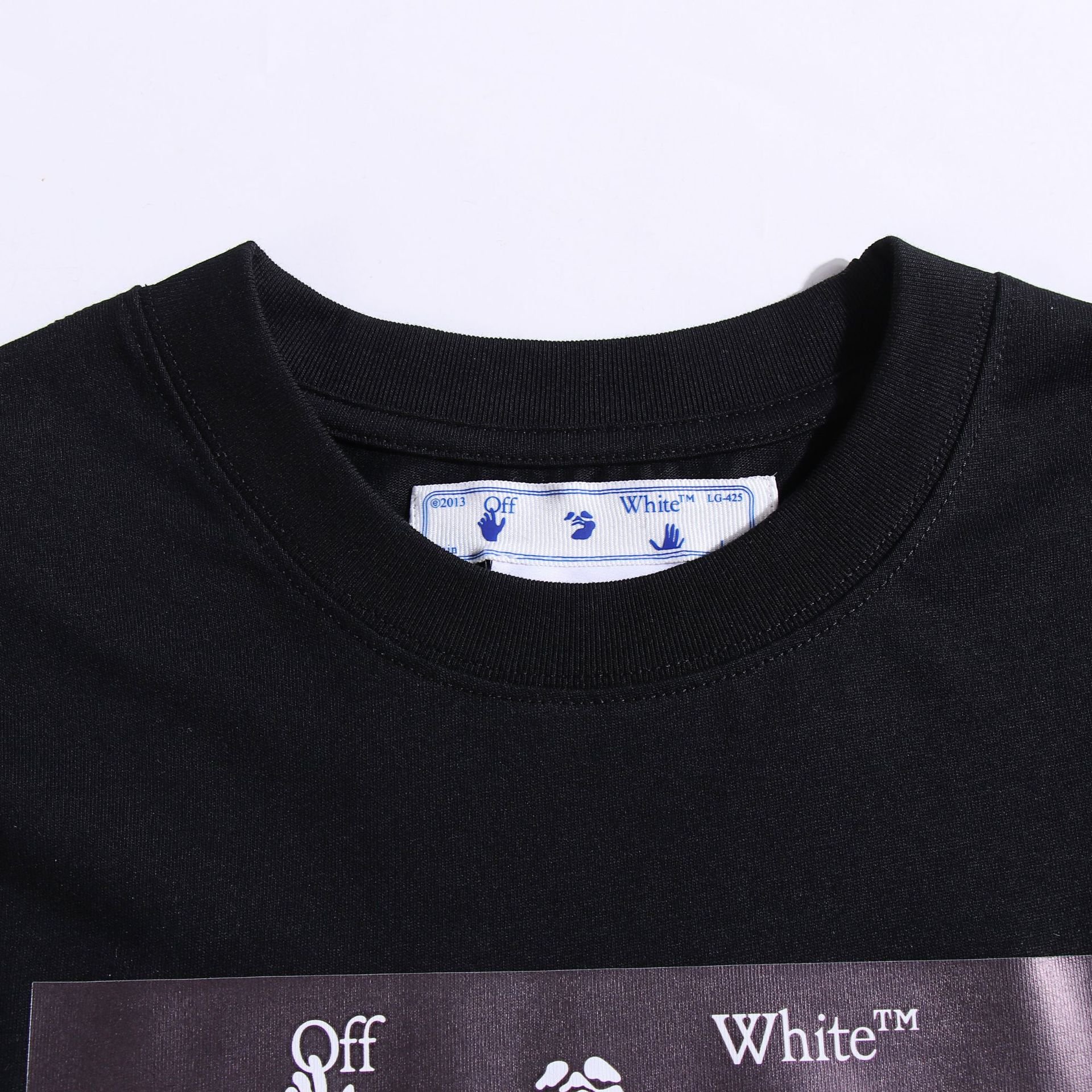 Wholesale designer Off cotton 100% Short-sleeved white T Shirts Clothing Summer Men's T-shirt Men's Solid Color T Shirt