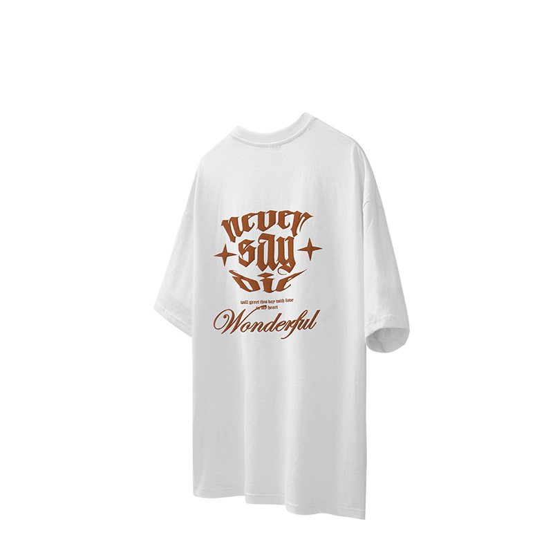 Wholesale Custom Logo 3D Puff Print plain graphic oversized t shirt Foam Screen Printing men's t-shirts