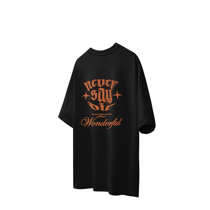 Wholesale Custom Logo 3D Puff Print plain graphic oversized t shirt Foam Screen Printing men's t-shirts