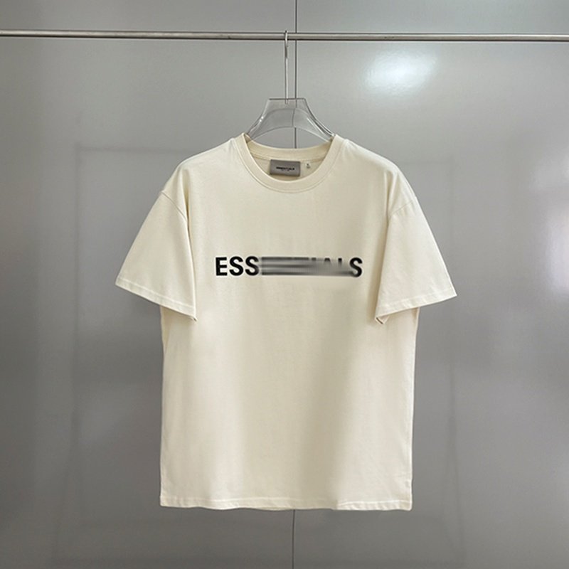 ESSENTIALS KAREEM short-sleeved silicone letter print high street T-shirt for men and women