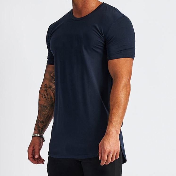 High Quality Men's T-shirts Sportswear Slim Fitted Tshirt Fitness Compression Shirts Quick Dry Gym Shirt Custom T Shirt for Men