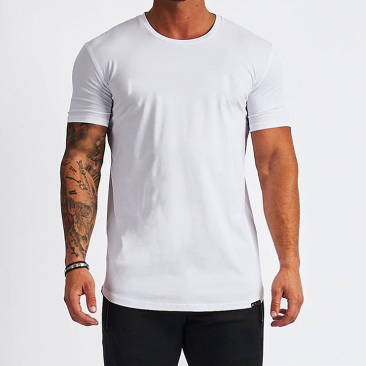 High Quality Men's T-shirts Sportswear Slim Fitted Tshirt Fitness Compression Shirts Quick Dry Gym Shirt Custom T Shirt for Men