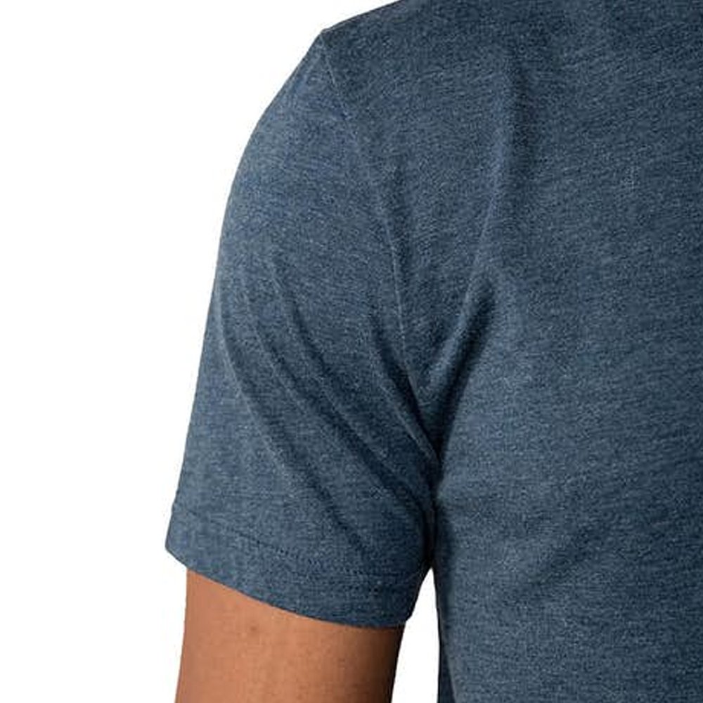 Men's Big and Tall Short Sleeve Wicking Athletic T-Shirt Men's Carefree Unshrinkable Tee with Pocket, Traditional Fit