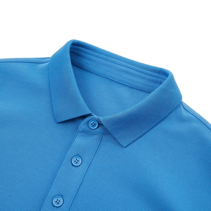 Custom embroidered logo comfortable men's polo shirts golf shirts polyester/cotton plain stripes sleeves men's polo shirts